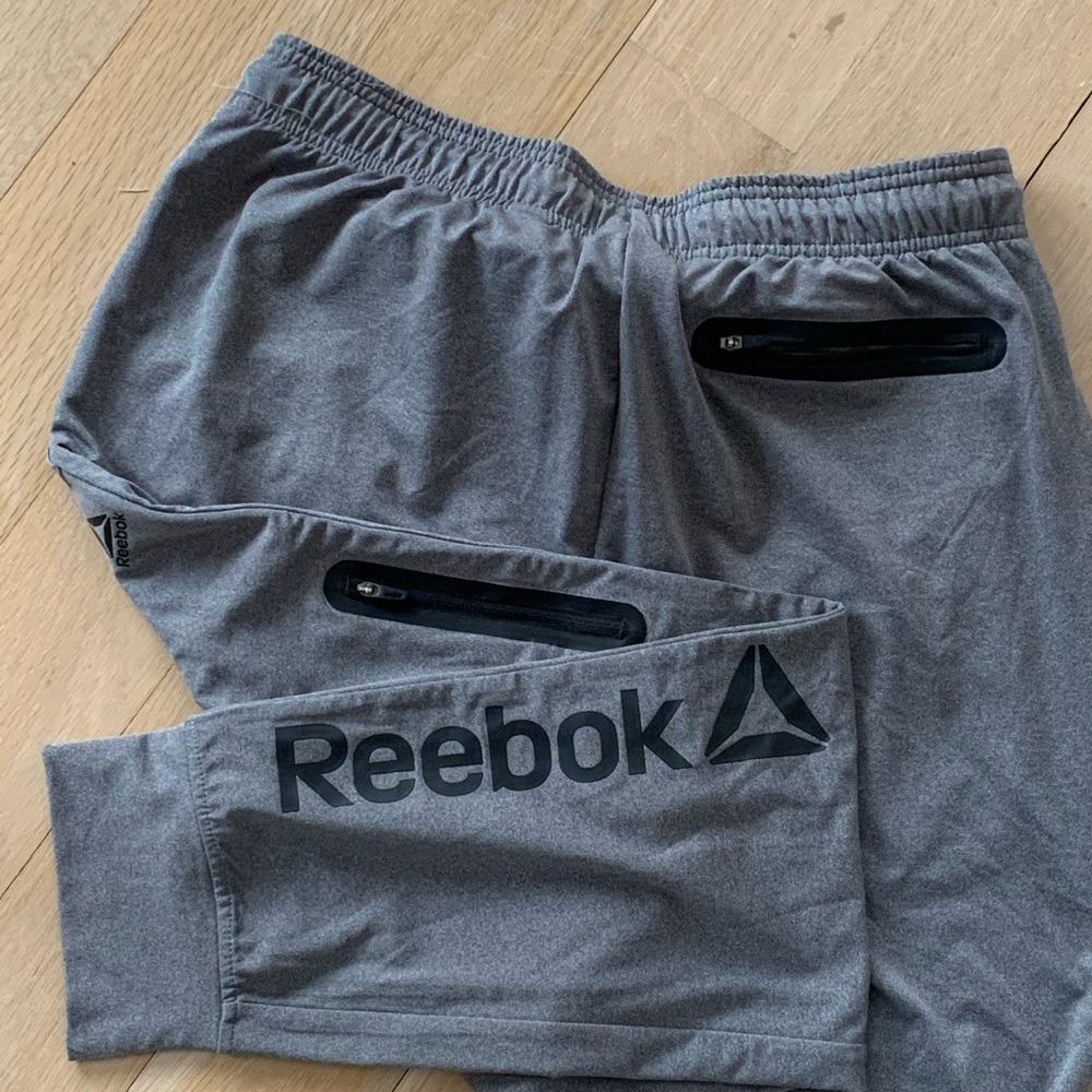 Reebok Men’s Charcoal Gray Joggers